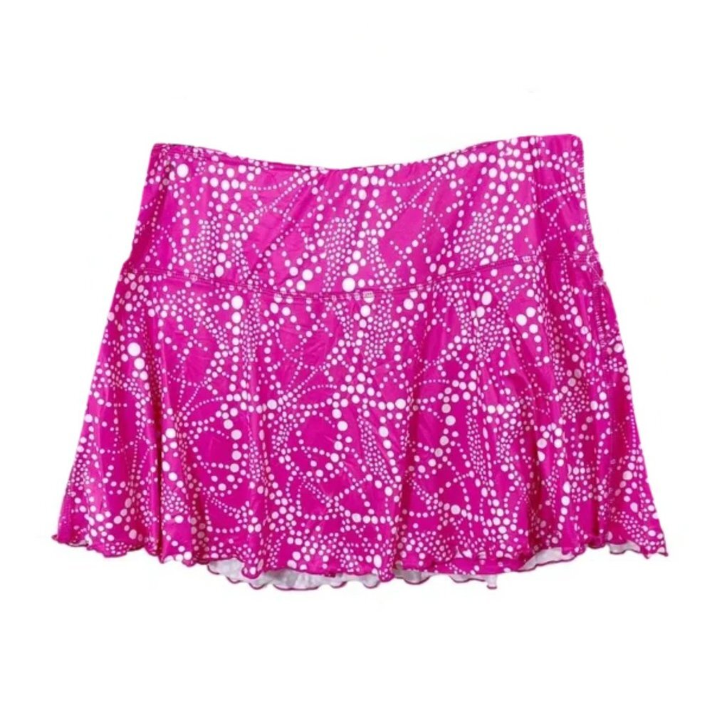 NWT Gottex Lifestyle Jane Athletic Golf & Tennis Pink Drops Skort